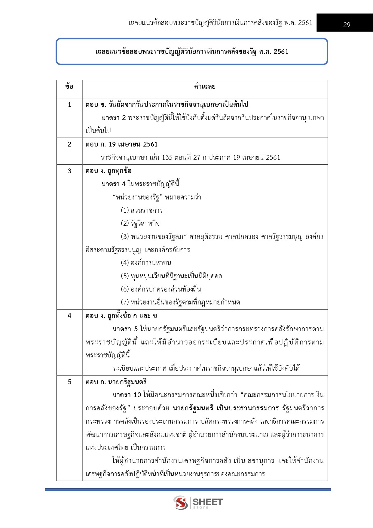 แนวข้อสอบ เจ้าพนักงานการเงินและบัญชีปฏิบัติงาน สป.พม. 2568 - Image 7