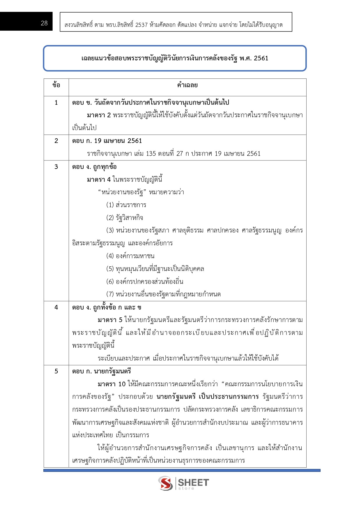 แนวข้อสอบ เจ้าพนักงานการเงินและบัญชีปฏิบัติงาน กรมศิลปากร 2568 - Image 7