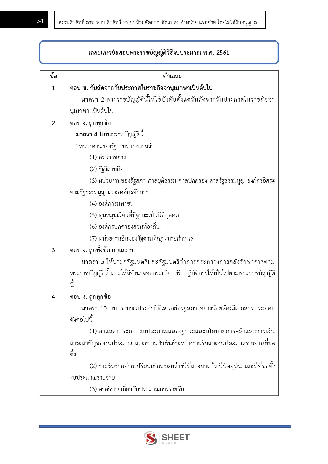 แนวข้อสอบ เจ้าพนักงานการเงินและบัญชีปฏิบัติงาน กรมศิลปากร 2568 - Image 10