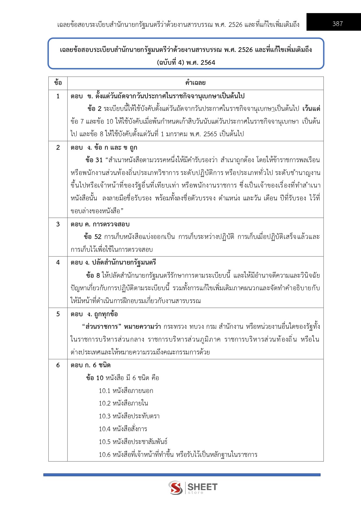 แนวข้อสอบ นักวิชาการพัสดุปฏิบัติการ สถาบันบัณฑิตพัฒนศิลป์ สบศ. (ภาค ก.+ข.) 2568 - Image 15