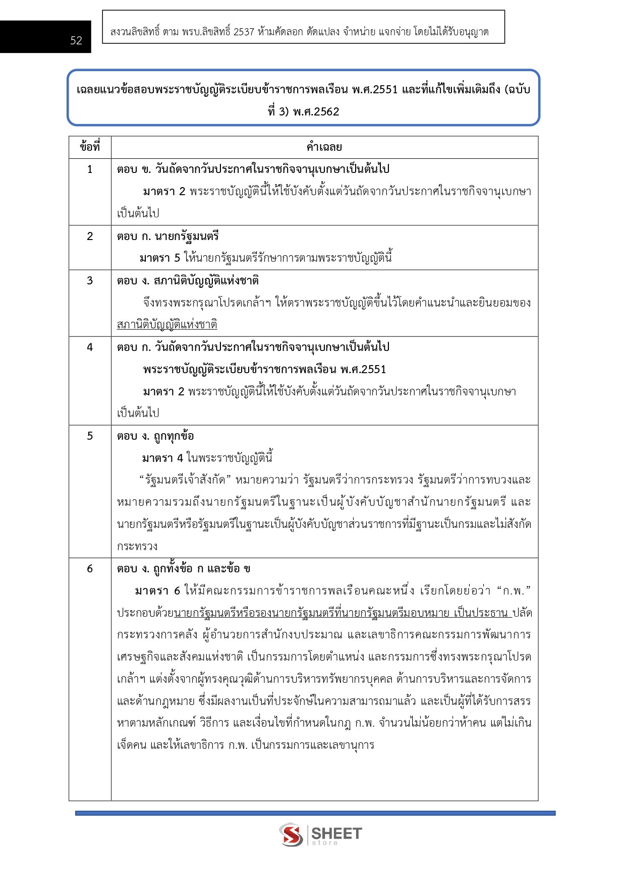 แนวข้อสอบ นักวิชาการตรวจสอบภายในปฏิบัติการ กรมอุทยานแห่งชาติ สัตว์ป่า และพันธุ์พืช 2569 - Image 11
