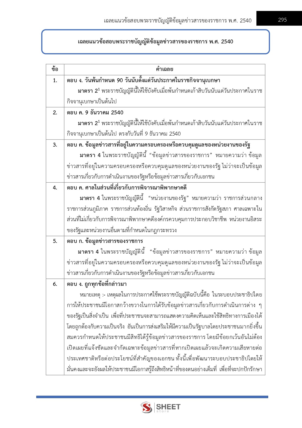 แนวข้อสอบ เจ้าหน้าที่วิเคราะห์นโยบายและแผน กรมอุทยานแห่งชาติ สัตว์ป่า และพันธุ์พืช 2569 - Image 9