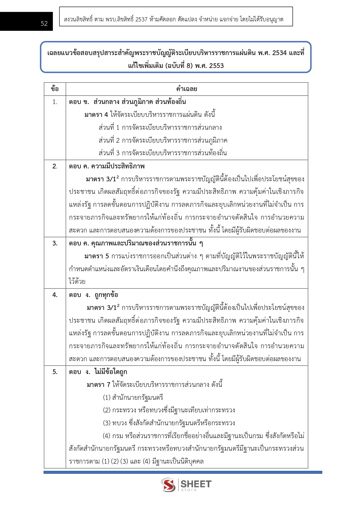 แนวข้อสอบ อาลักษณ์ปฏิบัติการ สำนักเลขาธิการคณะรัฐมนตรี สลค. 2569 - Image 10