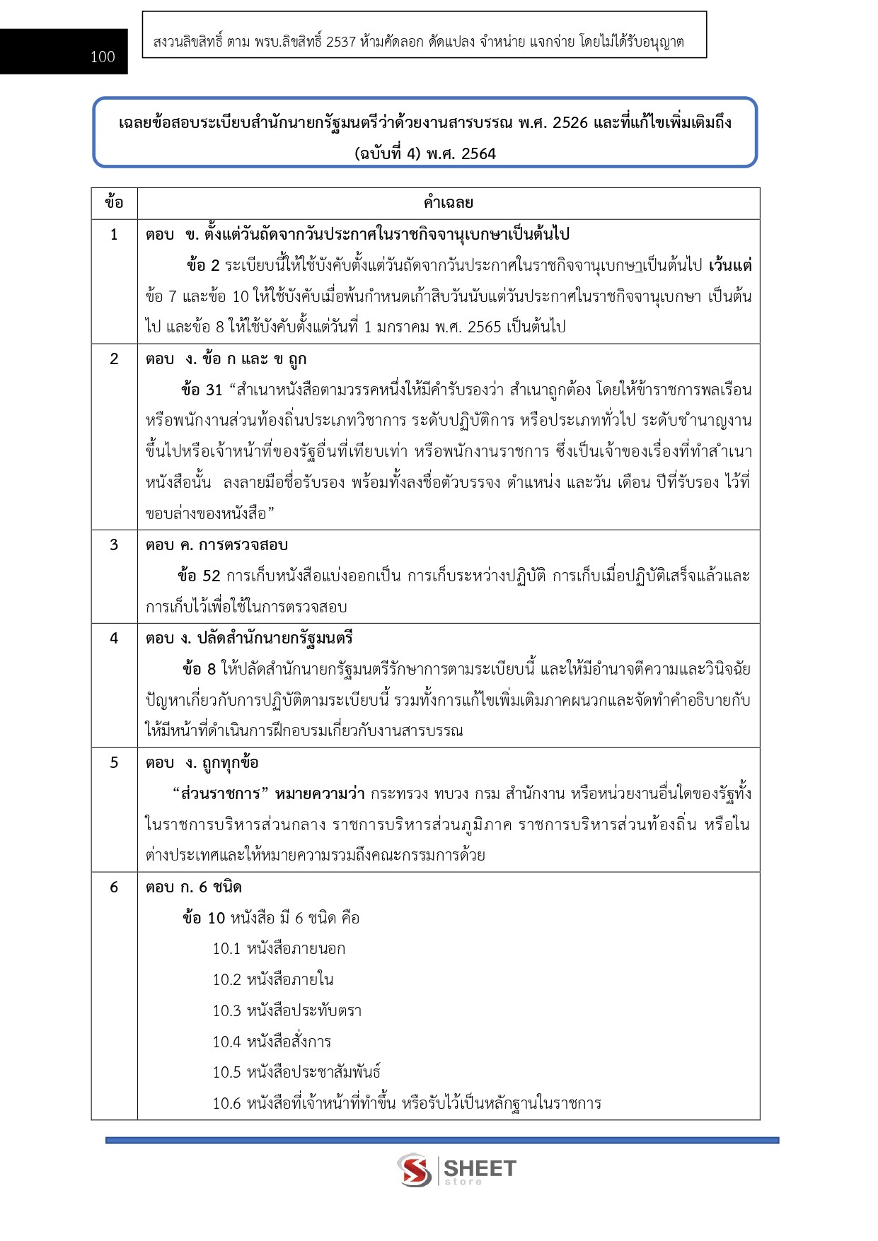 แนวข้อสอบ นักวิชาการพัสดุปฏิบัติการ สำนักงานปลัดกระทรวงพาณิชย์ (สป.พณ.) 2569 - Image 7