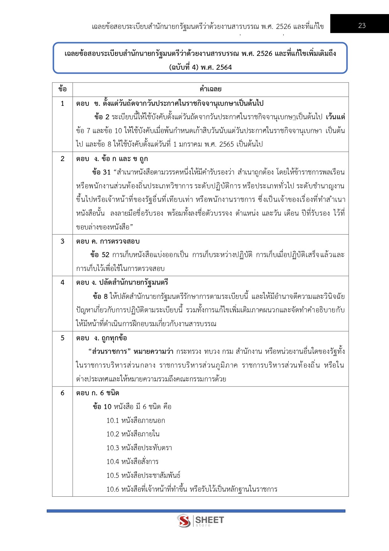 แนวข้อสอบ เจ้าพนักงานธุรการปฏิบัติงาน กรมพัฒนาที่ดิน 2569 - Image 7