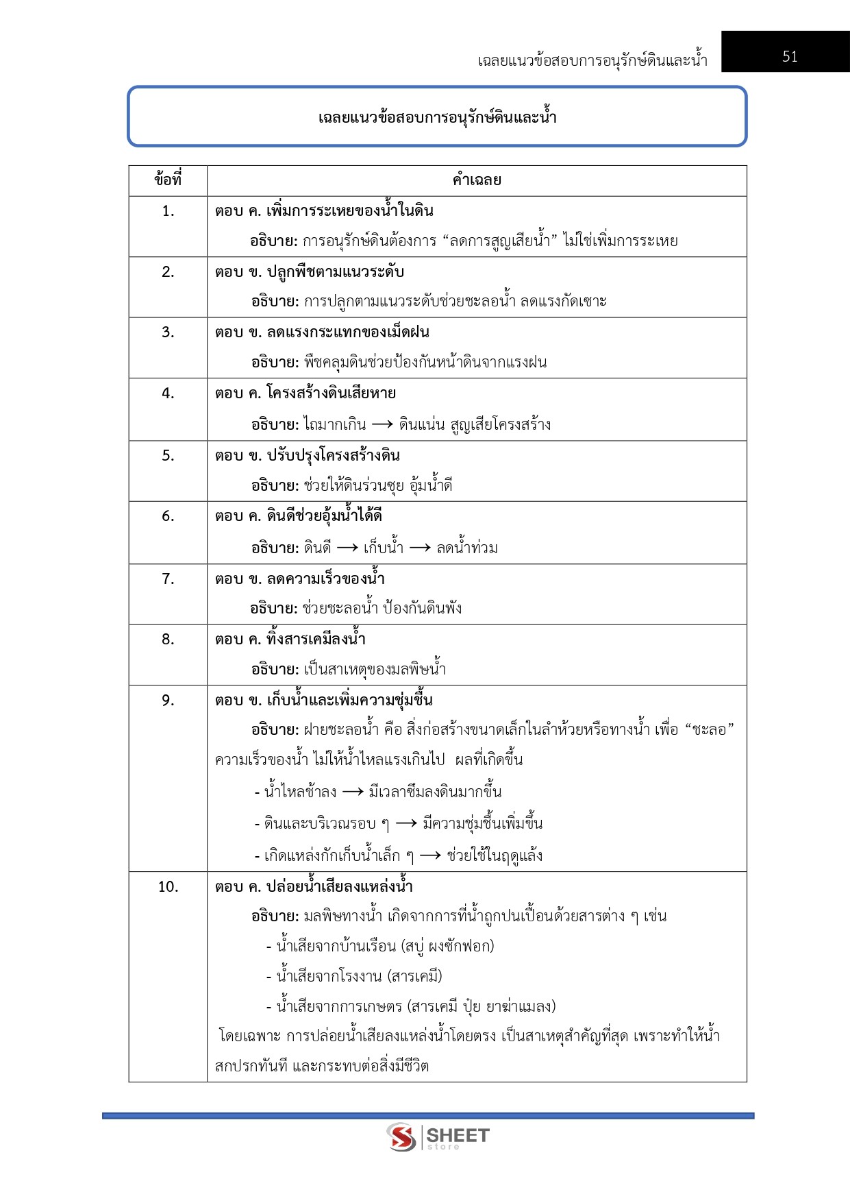 แนวข้อสอบ นักวิชาการเกษตรปฏิบัติการ กรมพัฒนาที่ดิน 2569 - Image 13