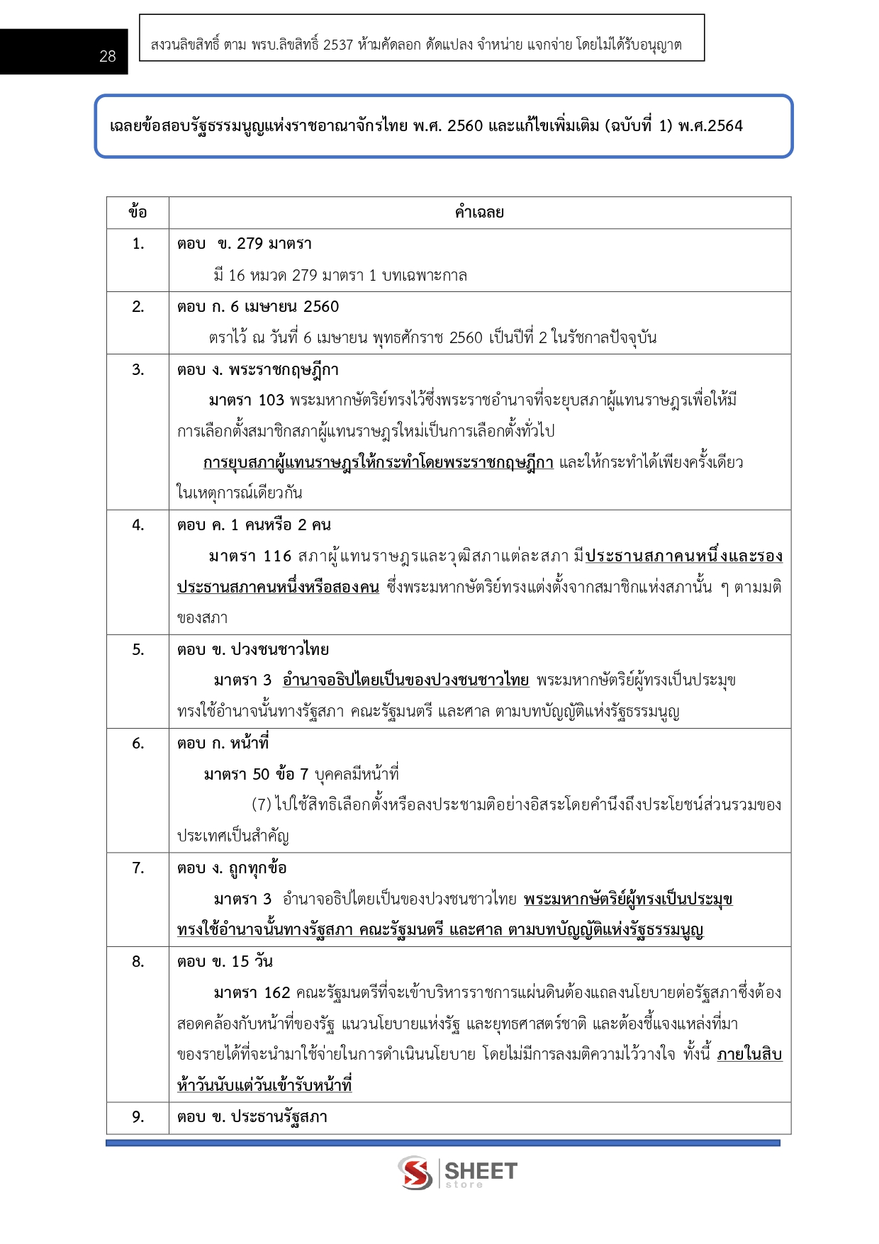 แนวข้อสอบ วิทยากรปฏิบัติการ สำนักงานเลขาธิการสภาผู้แทนราษฎร 2569 - Image 7