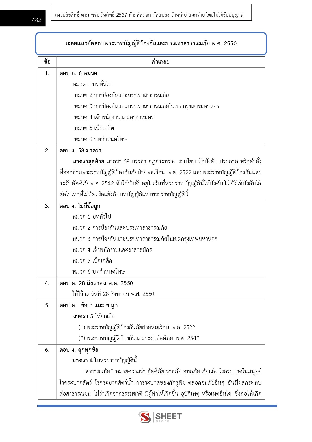 แนวข้อสอบ นักวิเคราะห์นโยบายและแผนปฏิบัติการ กรมป้องกันและบรรเทาสาธารณภัย (ปภ.) 2569 - Image 14