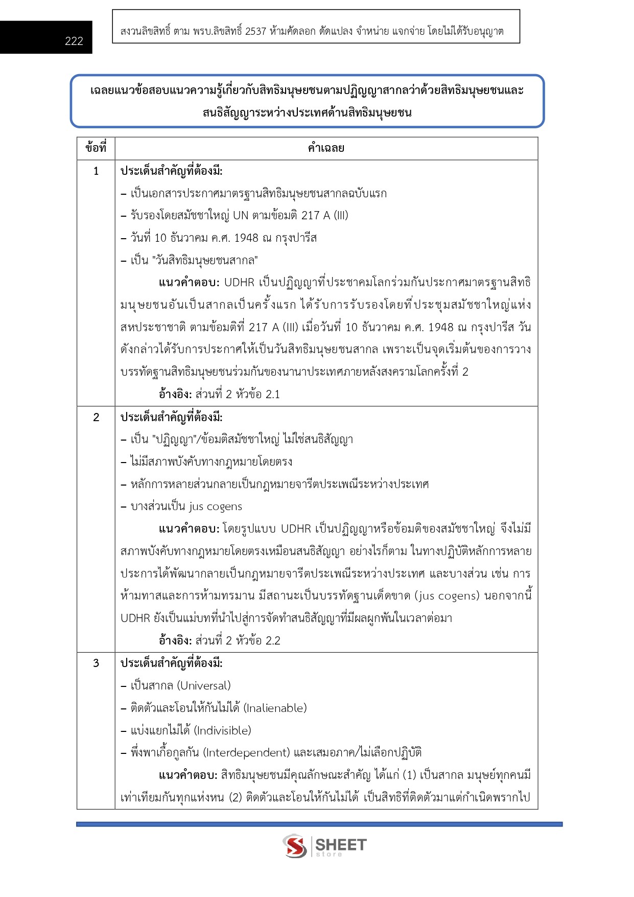 แนวข้อสอบ พนักงานวิชาการสิทธิมนุษยชน สำนักงานคณะกรรมการสิทธิมนุษยชนแห่งชาติ (กสม.) 2569 - Image 18